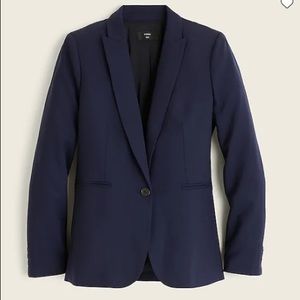 J. Crew Parke blazer in navy Italian stretch wool